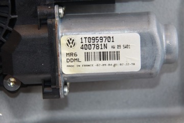 фото thumb №5, Підйомник вікна перед лівий vw touran i 1t1837729ae 1t0959701 1k0959793c