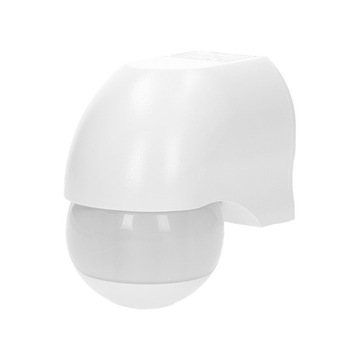 CZUJNIK RUCHU ORNO 180 STOPNI REGULACJA PION POZIOM IP44 1200W BIAŁY