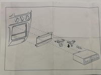 фото thumb №10, Рамка радио ford fiesta iv 1995-2002 nowa оригинальная 1143361