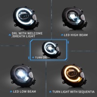 фото thumb №11, Фары фары kpl vland led тюнинг чёрный mini one r55 r56 r57 r58 r59 06-