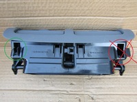 фото thumb №15, 1 mercedes w203 решітка повітропровід повітря панелі srokowa сірий