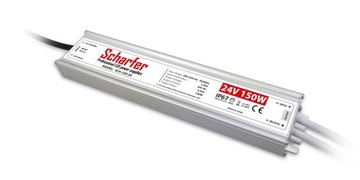 Zasilacz LED wodoodp. 6.25A 150W 24V IP67 Scharfer