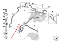 фото thumb №9, Насос wody охлаждающей двигателя bmw x6 f16, f86 11517848367 7848367оригинальная