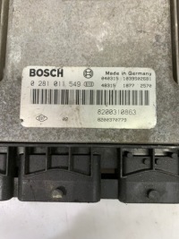 фото thumb №2, Бортовий комп'ютер двигуна renault 0281011549 8200310863