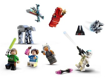 LEGO 75395 КАЛЕНДАРЬ «ЗВЕЗДНЫЕ ВОЙНЫ» ПРИДВЕДЕНИЯ 2024 ГОДА