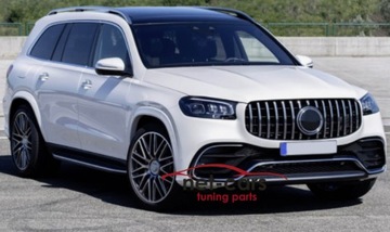 фото thumb №8, Решітка радіатора mercedes gls x167 19- panamericana gtr amg c
