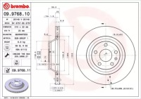 фото thumb №15, Brembo 09.9768.11 диск тормозная