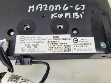 фото thumb №12, Mazda 6 iii gl gj рестайлинг экран монитор дисплей радио навигации od 18r-