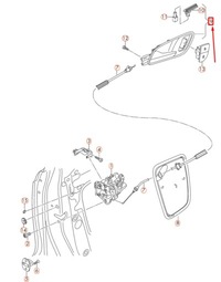 фото thumb №10, Audi q3 8u ліва передня ручка внутрішня lhd 8u1837019a4pk