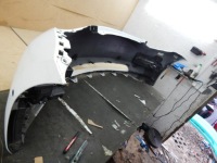 Бампер перед передний tesla model 3 17-21 противотуманные фары 1530700-04-b оригинал Оригинал, фото thumb