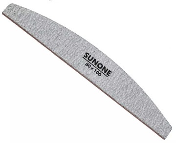 Пилочка для ногтей SUNONE Zebra BOAT 80/100