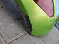 Бампер задний задний renault clio 3 3 рестайлинг  3d хэтчбек tednq европа Недорого, фото thumb