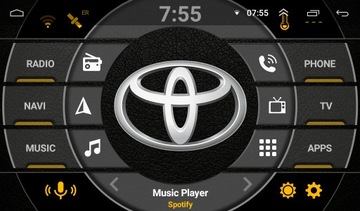 РАДИО 2DIN ANDROID USB BT GPS WIFI SPOTIFY TOYOTA