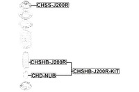 фото thumb №2, Febest chshb-j200r-kit набір захисту пилозахисний, амортизатор