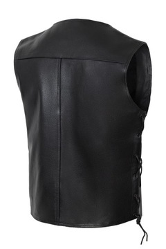 КОЖАНЫЙ ЖИЛЕТ SM RACE WEAR SINSTER МОТОЦИКЛОВЫЙ ЖИЛЕТ CHOPER CRUISER XXL