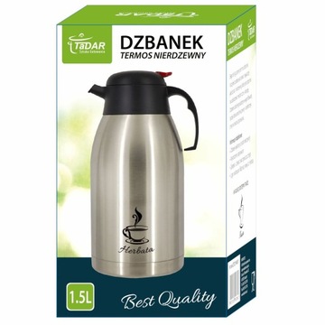TERMOS Konferencyjny DUŻY GRAWEROWANY Dzbanek KAWA Tadar Herbata 1,5 l