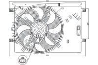 фото thumb №1, Nissens 85564 вентилятор, охлаждение двигателя