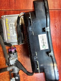 фото thumb №6, Набор иммобилайзер стартовый бортовой компьютер приборы vw passat b5 01' 2.5tdi 0281010447