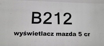 фото thumb №5, Дисплей годинник mazda 5 cr 2005-2010 05-10