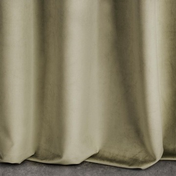 CIEMNY BEŻOWY WELWET MATERIAŁ NA ZASŁONY 14 cm5