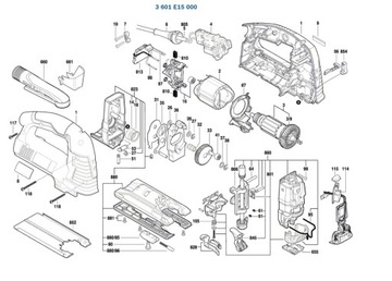 Подъёмная штанга лобзик BOSCH GST 140 BCE 000
