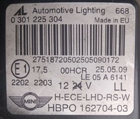 фото thumb №4, Mini cooper r55 r56 лампа права перед 162704-03 europa