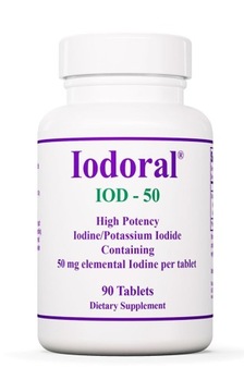 Iodoral 50 mg 90 tabl. Optimox - jod i jodek potasu