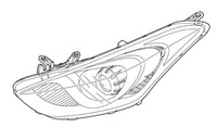 фото thumb №1, Hyundai i30 2012-2015 фара левый