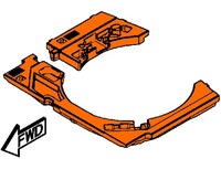 фото thumb №9, Вкладка багажника pod колесо запасное пенополистирол оригинал mazda cx-3