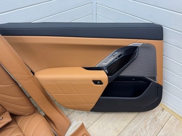 фото thumb №11, Bmw 7 g70 i7 сидіння салон оббивка тунель veganza коньяк