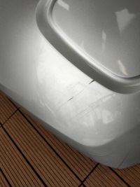 фото thumb №13, Vw up 11-20 5d крышка багажника задняя бампер лампы балка цвет lb7w комплект оригинальный номер