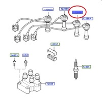 фото thumb №6, Запалювальний провід fiesta 99-02 / zetec 2 cyl. _ 1335369 _ ys6f-12283-a1a