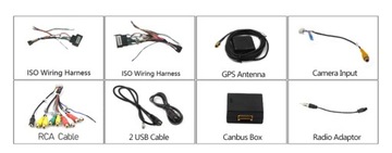 РАДИО 9 2DIN ANDROID USB BT GPS WIFI SPOTIFY VW