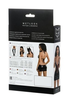 Уникальное глянцевое платье на шнуровке Julie XL