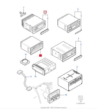 фото thumb №1, Радіо 5000c ford mondeo mk3