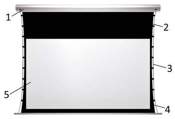 EKRAN PROJEKCYJNY KAUBER BLUELABEL 300x169CV 136''