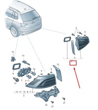фото thumb №1, Skoda karoq nu rear правий сторона задні двері задній ліхтар 57a945308