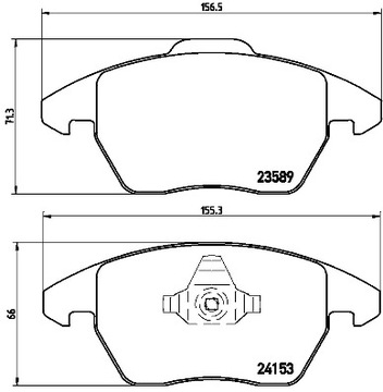 фото thumb №3, Диски i тормозные колодки перед brembo peugeot 208 1.0