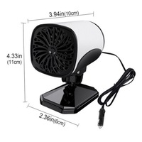 фото thumb №15, Вентилятори odmrażacza do вікон автомобільних, штекер прикурювача, 12v 600w