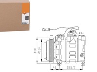 фото thumb №1, Компресор кондиціонера vw a4 a6 passat 7sbu16c nrf