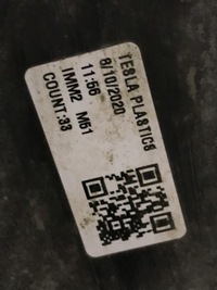 фото thumb №12, Tesla x накладка спойлер бампера заднего задняя