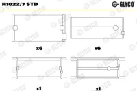 Купить Вкладыши главные glyco h10227 std iveco f3ae0681 00-, фото thumb