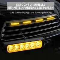 фото thumb №14, 4x лампы предупредительные stroboskopowa лампа led оранжевая pomoc эвакуатор