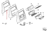 фото thumb №11, Bmw 3 e90 захист консолі середньої задньої 51167145683 7145683 2008