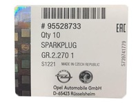 фото thumb №3, Свічка запалювання оригінал opel adam 1.4