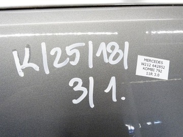 фото thumb №14, Дверь стекло левый зад левая задние mercedes e w212 универсал лак 792