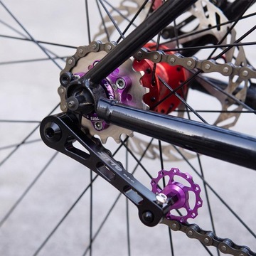 6 x Napinacz łańcucha rowerowego ze stopu 6 szt