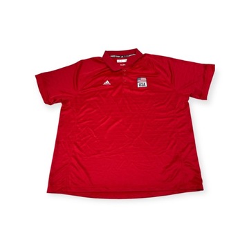 ADIDAS 2XL красная мужская футболка