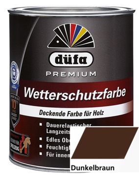 DUFA PREMIUM WETTERSCHUTZFARBE 2,5 Л ТЕМНО-КОРИЧНЕВЫЙ