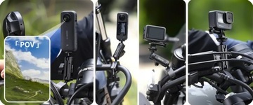 Крепление на велосипедный руль для GoPro Hero 12 11 10 9 8 7 6 5 DJI Action